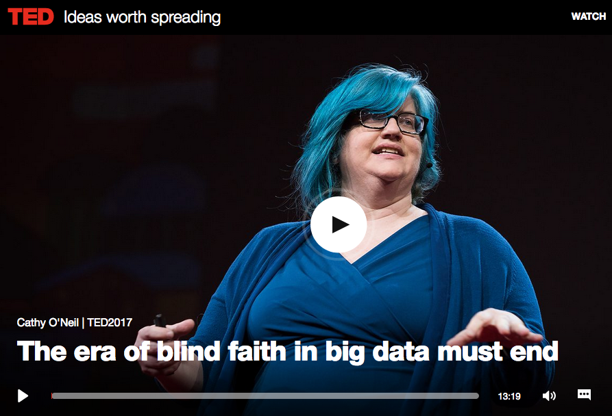 Cathy O'Neil TED Talk