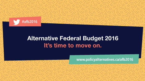 Cover of the Alternative Federal Budget 2016