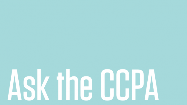 Ask the CCPA header